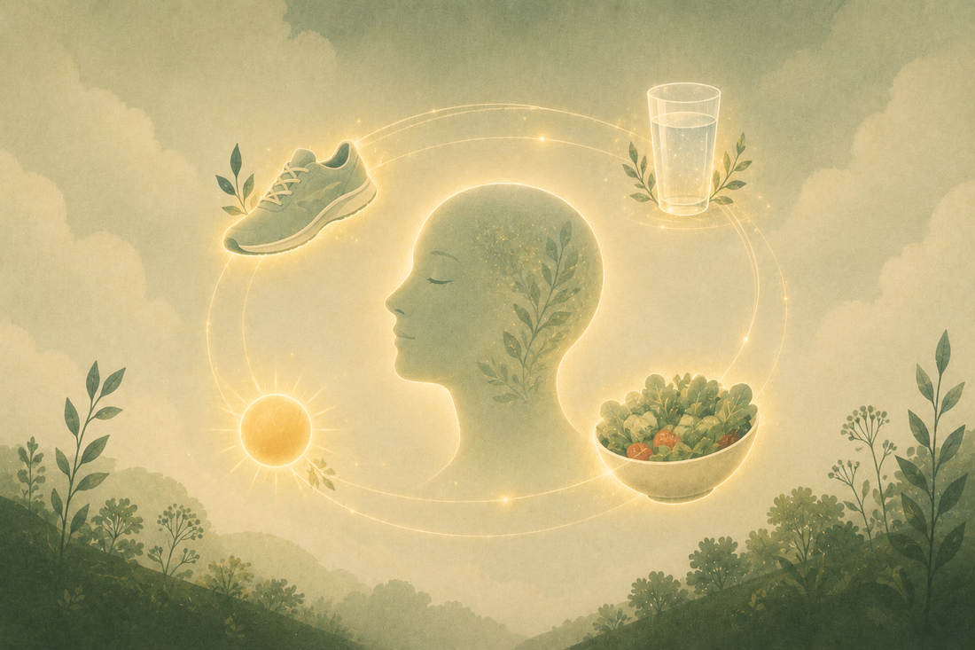 Illustration for article: Your Lifestyle Shapes Your Mental Health