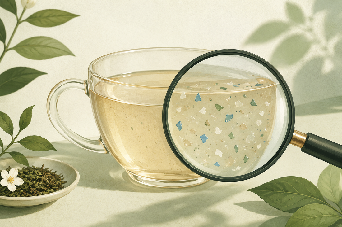 Illustration for article: What's Hiding in Conventional Teabags? Microplastics, Explained